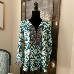 BELLA TU Cotton Tunic Blouse